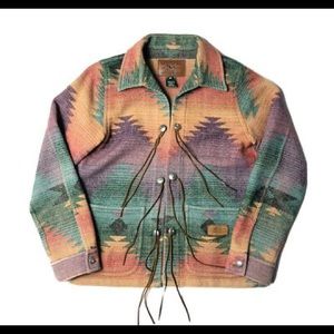 Ralph Lauren wool aztec jacket.